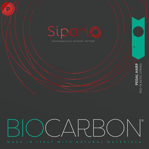 labeled cover of Sipario BioCarbon harp string